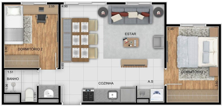 Imagem Apartamento com 1 Quarto à Venda, 25 m² em Vila Itaim - São Paulo
