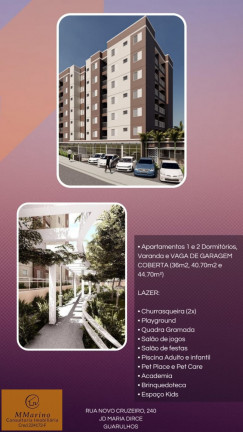 Imagem Apartamento com 2 Quartos à Venda, 45 m² em Jardim Maria Dirce - Guarulhos