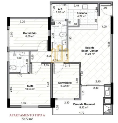 Imagem Apartamento com 3 Quartos à Venda, 70 m² em Jardim Califórnia - Jacareí