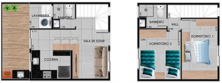 Imagem Sobrado com 2 Quartos à Venda, 61 m² em Vila Arens - Mongagua Imagem Sobrado com 2 Quartos à Venda, 61 m² em Vila Arens - Mongagua