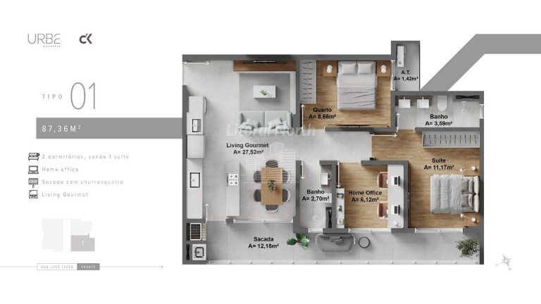 Imagem Apartamento com 2 Quartos à Venda, 87 m² em São Judas - Itajaí Imagem Apartamento com 2 Quartos à Venda, 87 m² em São Judas - Itajaí