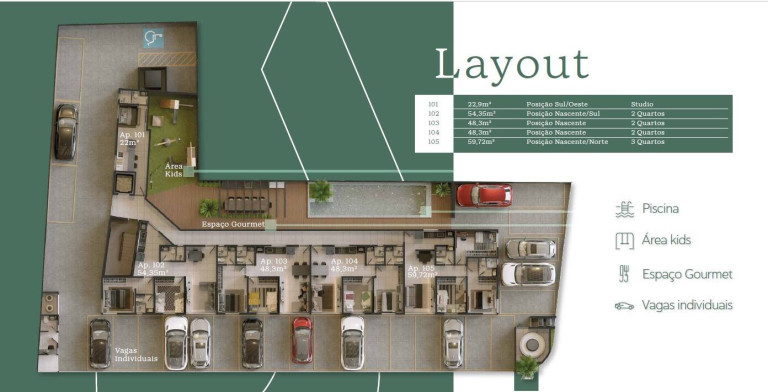 Imagem Apartamento com 3 Quartos à Venda, 59 m² em Manaíra - João Pessoa Imagem Apartamento com 3 Quartos à Venda, 59 m² em Manaíra - João Pessoa