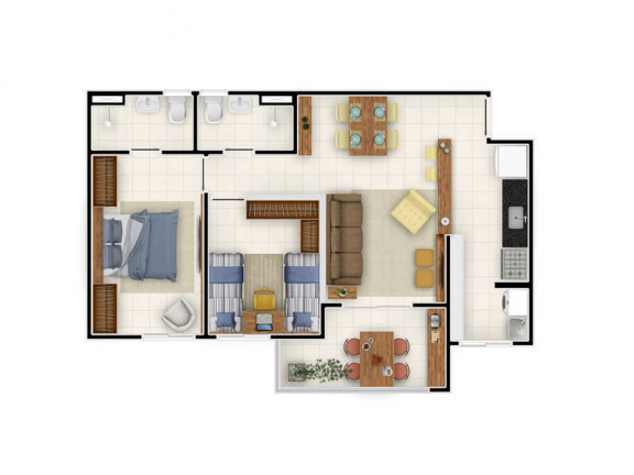 Imagem Apartamento com 2 Quartos à Venda, 66 m² em Jardim Guanabara - Jundiaí Imagem Apartamento com 2 Quartos à Venda, 66 m² em Jardim Guanabara - Jundiaí