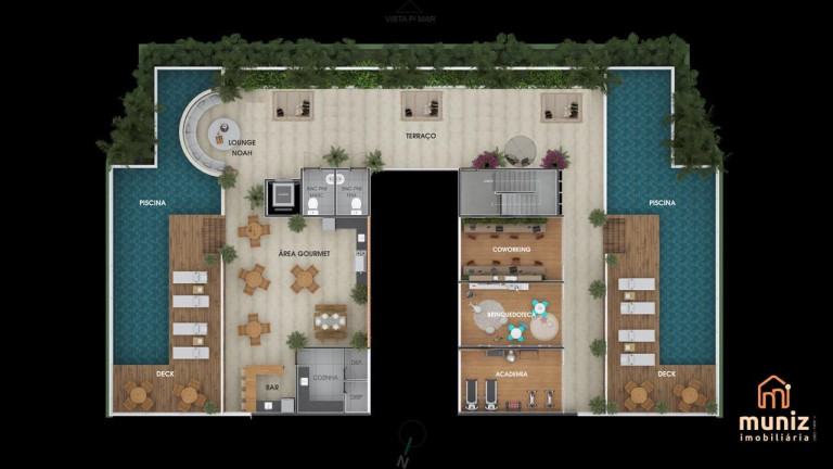 Imagem Apartamento com 1 Quarto à Venda, 19 m² em Cupe - Ipojuca
