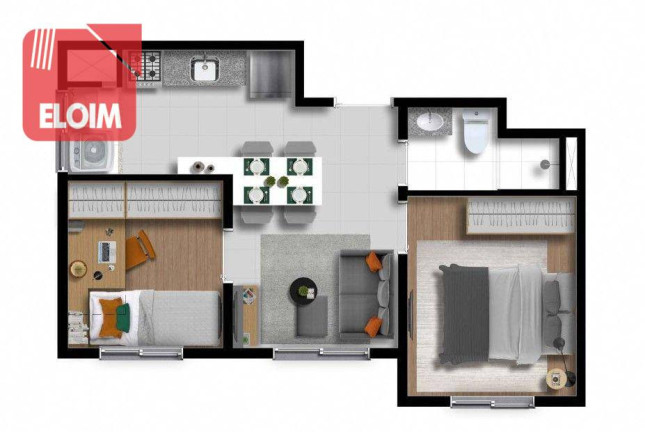 Imagem Apartamento com 2 Quartos à Venda, 32 m² em Barra Funda - São Paulo