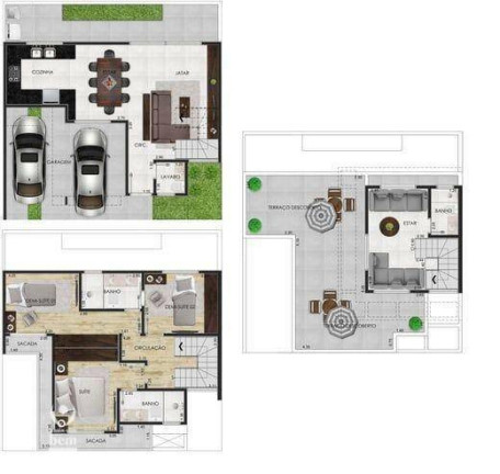 Imagem Sobrado com 3 Quartos à Venda, 169 m² em Boqueirão - Curitiba