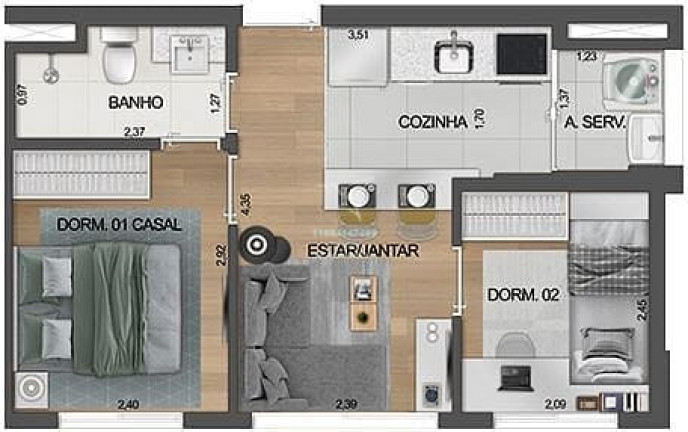 Imagem Apartamento com 2 Quartos à Venda, 34 m² em Moema - São Paulo Imagem Apartamento com 2 Quartos à Venda, 34 m² em Moema - São Paulo