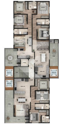 Imagem Apartamento com 2 Quartos à Venda, 60 m² em São Vicente - Itajaí Imagem Apartamento com 2 Quartos à Venda, 60 m² em São Vicente - Itajaí