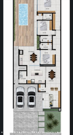 Casa com 3 Quartos à Venda, 194 m² em Condomínio Residencial Euroville Ii - Bragança Paulista