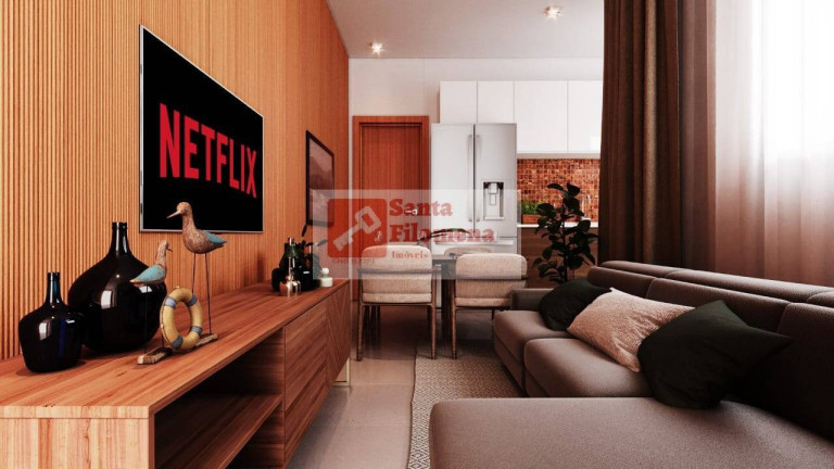 Apartamento com 2 Quartos à Venda, 43 m² em Campestre - Santo André