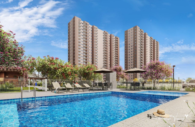 Apartamento com 2 Quartos à Venda, 46 m² em Residencial Porto Seguro - Goiânia