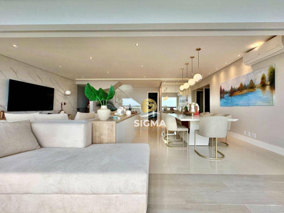 Imagem Cobertura com 4 Quartos à Venda, 260 m² em Enseada - Guarujá