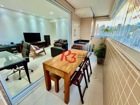 Imagem Apartamento com 2 Quartos à Venda, 91 m² em Gonzaga - Santos