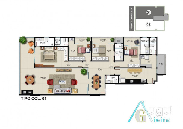 Imagem Apartamento com 4 Quartos à Venda, 192 m² em Praia Do Morro - Guarapari