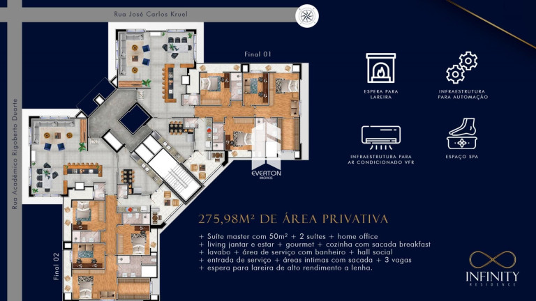 Imagem Apartamento com 3 Quartos à Venda, 275 m² em Nossa Senhora De Lourdes - Santa Maria Imagem Apartamento com 3 Quartos à Venda, 275 m² em Nossa Senhora De Lourdes - Santa Maria