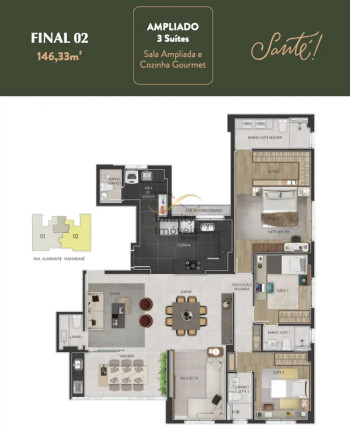 Imagem Apartamento com 4 Quartos à Venda, 146 m² em Gutierrez - Belo Horizonte Imagem Apartamento com 4 Quartos à Venda, 146 m² em Gutierrez - Belo Horizonte