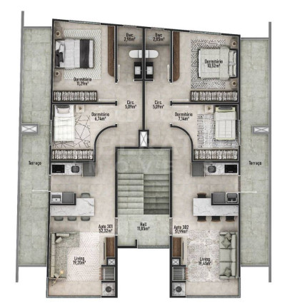 Imagem Apartamento com 2 Quartos à Venda, 52 m² em São Domingos - Navegantes Imagem Apartamento com 2 Quartos à Venda, 52 m² em São Domingos - Navegantes