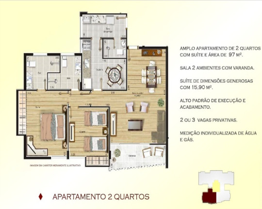Imagem Imóvel com 3 Quartos à Venda, 97 m² em Morro Da Glória - Juiz De Fora