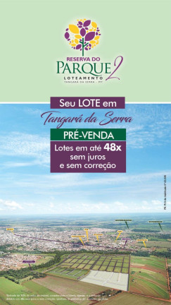 Imagem Terreno à Venda, em Reserva Do Parque - Tangará Da Serra Imagem Terreno à Venda, em Reserva Do Parque - Tangará Da Serra