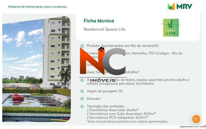 Foto do imóvel Apartamento com 2 Quartos à Venda, 46 m² em Colégio - Rio De Janeiro
