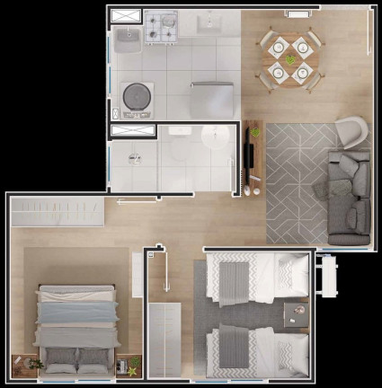 Imagem Apartamento com 2 Quartos à Venda, 37 m² em Parque São Jorge - Campinas Imagem Apartamento com 2 Quartos à Venda, 37 m² em Parque São Jorge - Campinas