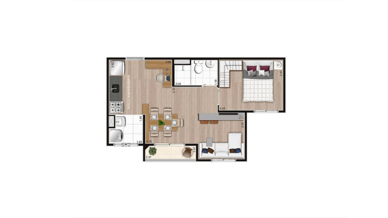 Imagem Apartamento com 2 Quartos à Venda, 37 m² em Parque Bristol - São Paulo Imagem Apartamento com 2 Quartos à Venda, 37 m² em Parque Bristol - São Paulo