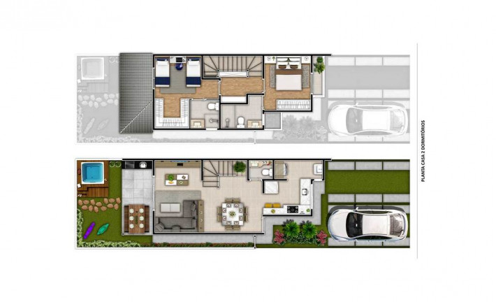 Imagem Casa com 3 Quartos à Venda, 106 m² em Cidade Nova - Jundiaí Imagem Casa com 3 Quartos à Venda, 106 m² em Cidade Nova - Jundiaí