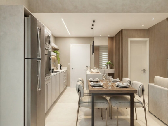 Imagem Apartamento com 1 Quarto à Venda, 29 m² em Mercês - Curitiba