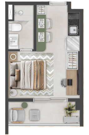 Imagem Apartamento com 1 Quarto à Venda, 34 m² em Aclimação - São Paulo Imagem Apartamento com 1 Quarto à Venda, 34 m² em Aclimação - São Paulo