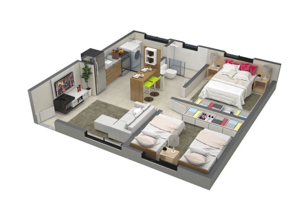 Imagem Imóvel com 2 Quartos à Venda, 43 m² em Ribeirao Verde - Ribeirão Preto Imagem Imóvel com 2 Quartos à Venda, 43 m² em Ribeirao Verde - Ribeirão Preto