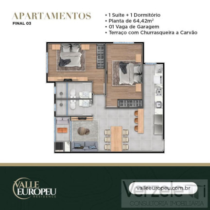 Imagem Apartamento com 1 Quarto à Venda, 39 m² em Lídia Duarte - Camboriú