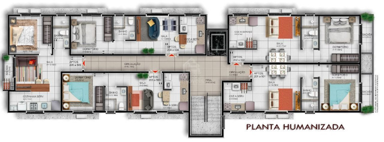 Imagem Apartamento com 1 Quarto à Venda, 36 m² em Camobi - Santa Maria Imagem Apartamento com 1 Quarto à Venda, 36 m² em Camobi - Santa Maria