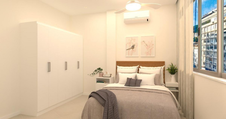 Apartamento com 2 Quartos à Venda, 55 m² em Copacabana - Rio De Janeiro