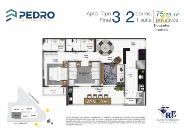 Imagem Apartamento com 2 Quartos à Venda, 79 m² em Tupi - Praia Grande