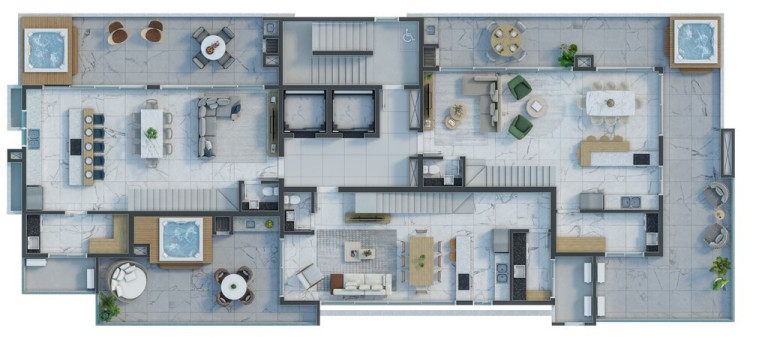 Imagem Cobertura com 3 Quartos à Venda, 143 m² em água Verde - Curitiba