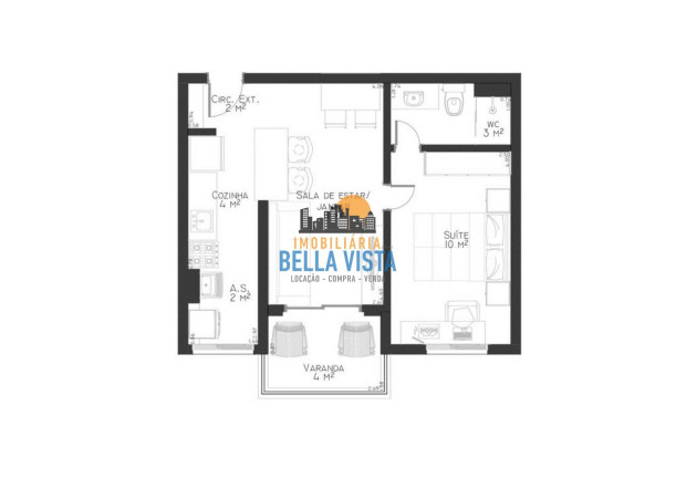 Imagem Apartamento com 1 Quarto à Venda,  em Bela Vista - São Paulo