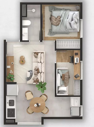 Imagem Apartamento com 2 Quartos à Venda, 34 m² em Santo Amaro - São Paulo Imagem Apartamento com 2 Quartos à Venda, 34 m² em Santo Amaro - São Paulo