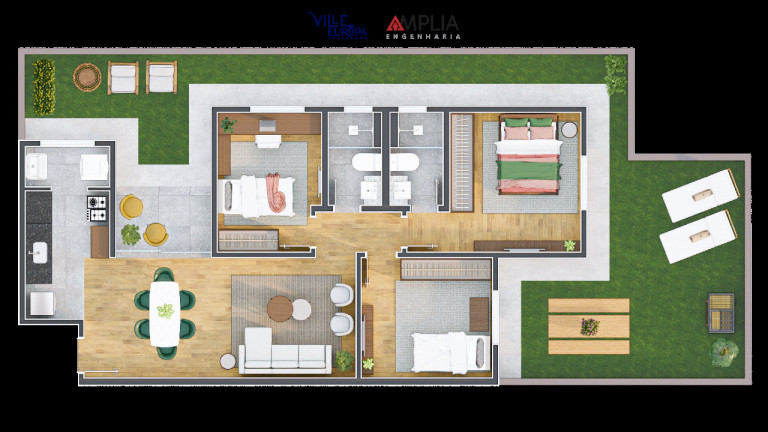 Imagem Apartamento com 3 Quartos à Venda, 70 m² em Boa Esperança - Santa Luzia Imagem Apartamento com 3 Quartos à Venda, 70 m² em Boa Esperança - Santa Luzia