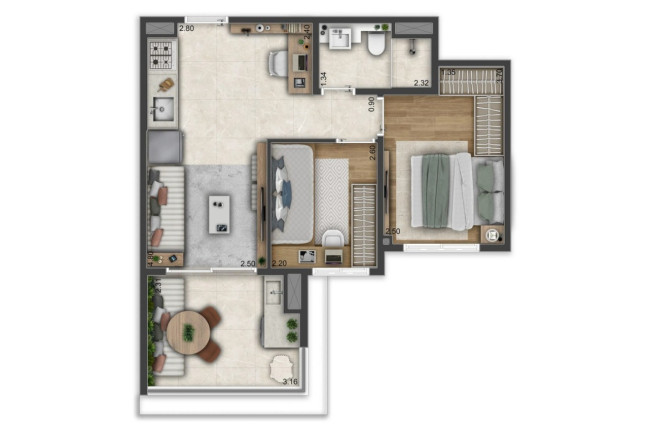 Imagem Imóvel com 2 Quartos à Venda, 45 m² em Penha De França - São Paulo