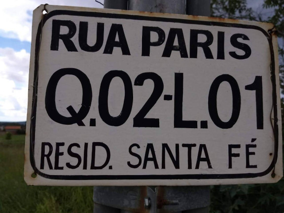 Terreno à Venda, 290 m² em Residencial Santa Fé - Goiânia