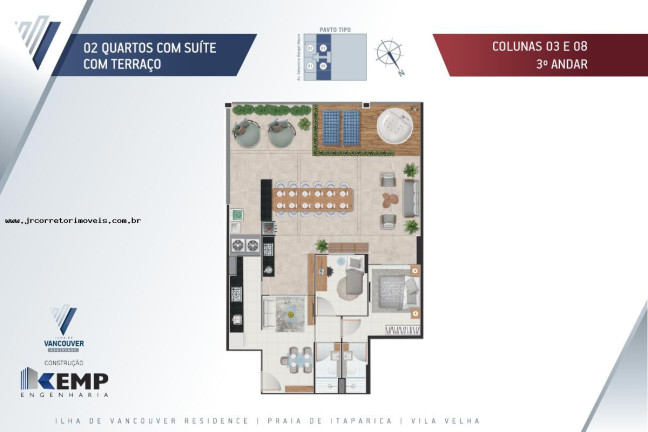 Imagem Imóvel com 3 Quartos à Venda, 72 m² em Praia Itaparica - Vila Velha Imagem Imóvel com 3 Quartos à Venda, 72 m² em Praia Itaparica - Vila Velha