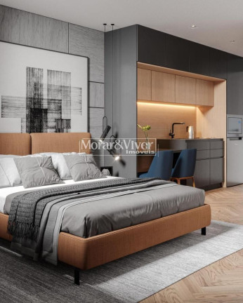 Imagem Apartamento com 2 Quartos à Venda, 34 m² em Centro - Curitiba