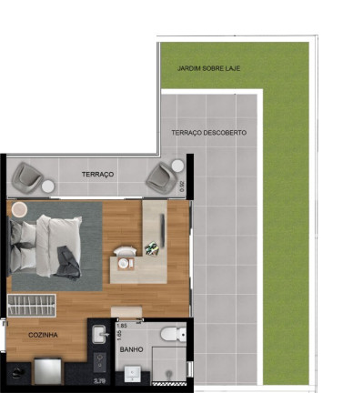 Imagem Apartamento com 1 Quarto à Venda, 32 m² em Itaim Bibi - São Paulo Imagem Apartamento com 1 Quarto à Venda, 32 m² em Itaim Bibi - São Paulo
