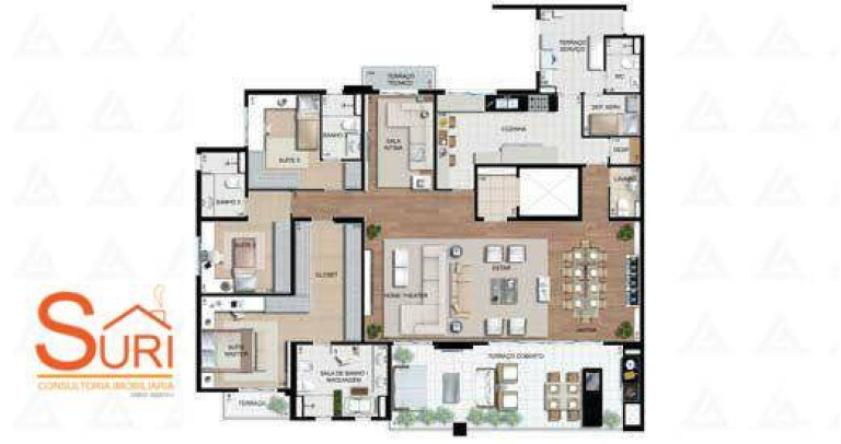 Imagem Apartamento com 3 Quartos à Venda, 244 m² em Jardim Nova Petrópolis - São Bernardo Do Campo Imagem Apartamento com 3 Quartos à Venda, 244 m² em Jardim Nova Petrópolis - São Bernardo Do Campo