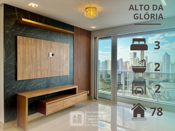 Apartamento com 3 Quartos para Alugar, 77 m² em Alto Da Glória - Goiânia
