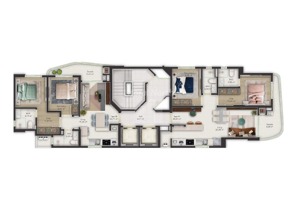 Imagem Apartamento com 2 Quartos à Venda, 67 m² em Praia Brava - Itajaí Imagem Apartamento com 2 Quartos à Venda, 67 m² em Praia Brava - Itajaí