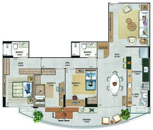 Imagem Imóvel com 3 Quartos à Venda, 107 m² em Ingá - Niterói