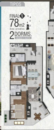 Imagem Apartamento com 2 Quartos à Venda, 61 m² em Vila Mirim - Praia Grande Imagem Apartamento com 2 Quartos à Venda, 61 m² em Vila Mirim - Praia Grande