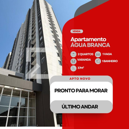 Imagem Apartamento com 2 Quartos à Venda, 37 m² em água Branca - São Paulo