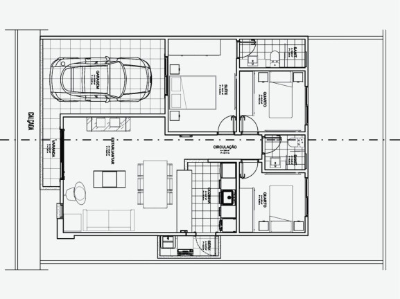 Imagem Casa com 3 Quartos à Venda, 86 m² em Estrada Do Coco - Camaçari